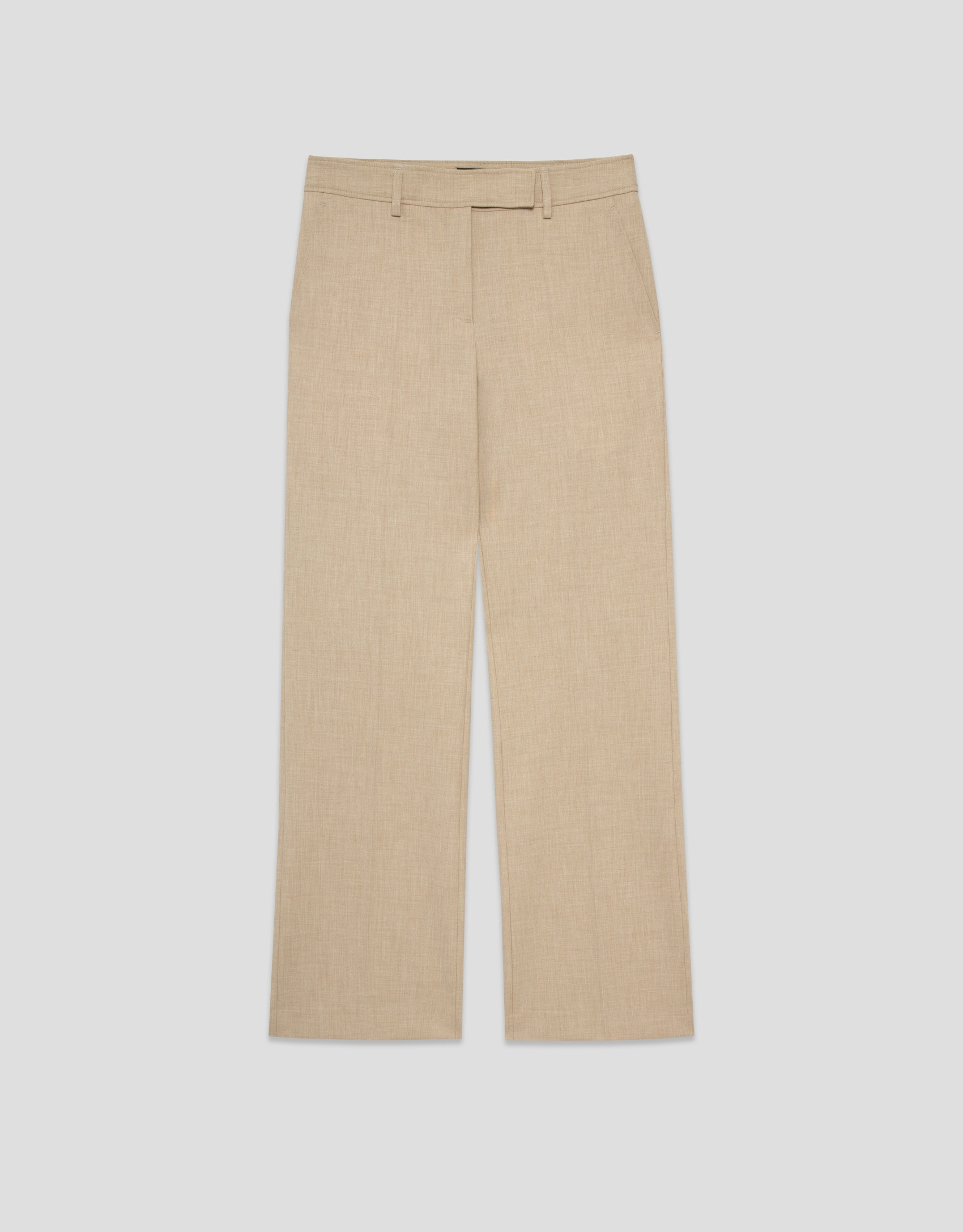 Pantalón recto beige vigoré - Mujer - PV2025 | Roberto Verino