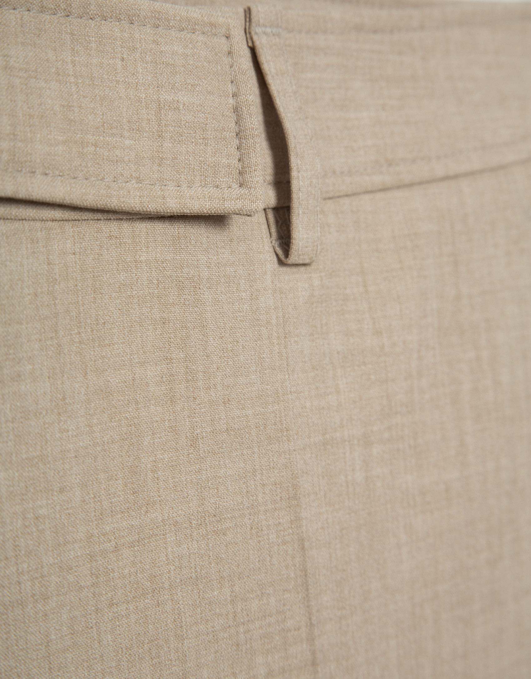 Pantalón recto beige vigoré - Mujer - PV2025 | Roberto Verino