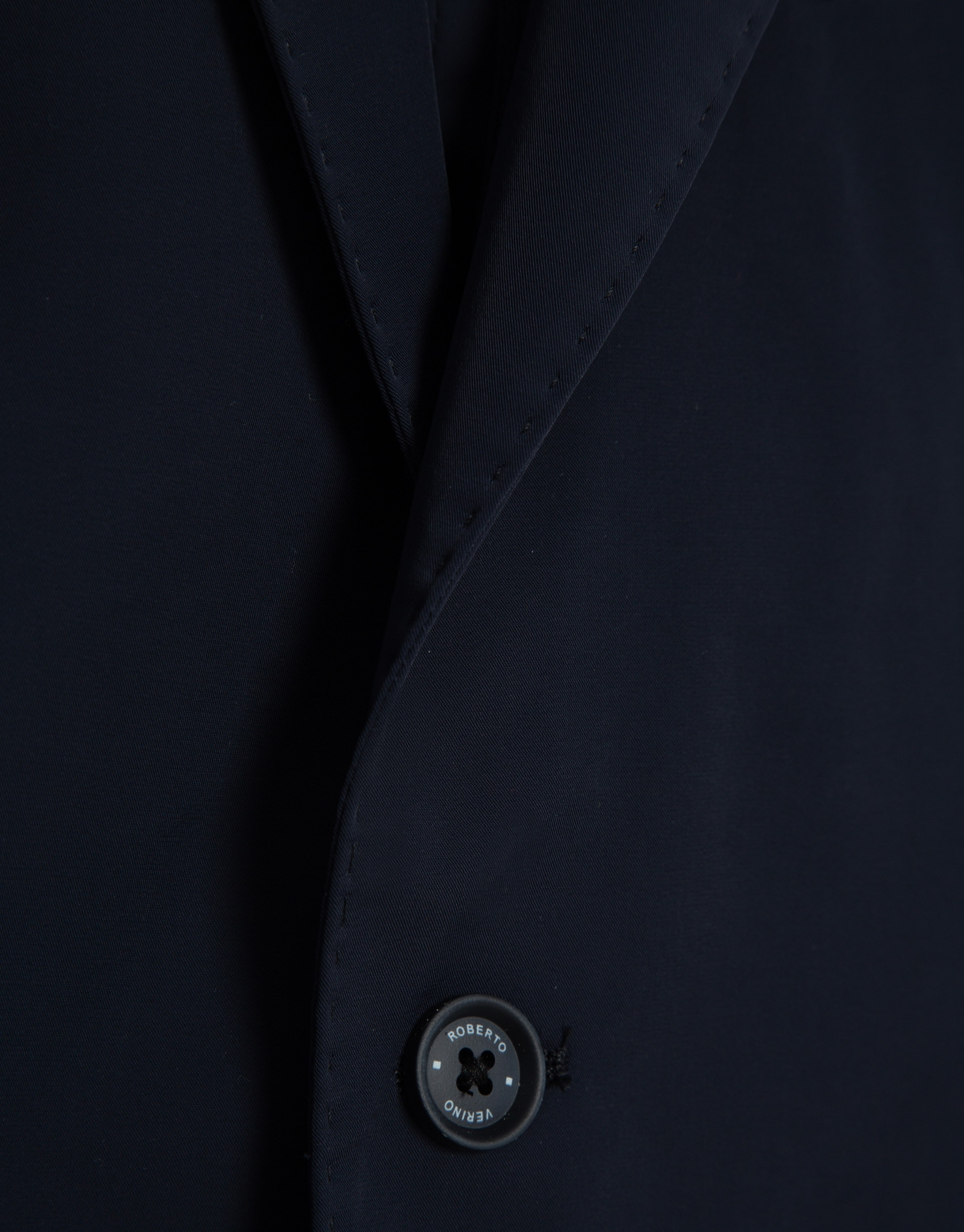 Navy technical fabric jacket - Man - SS2025 | Roberto Verino