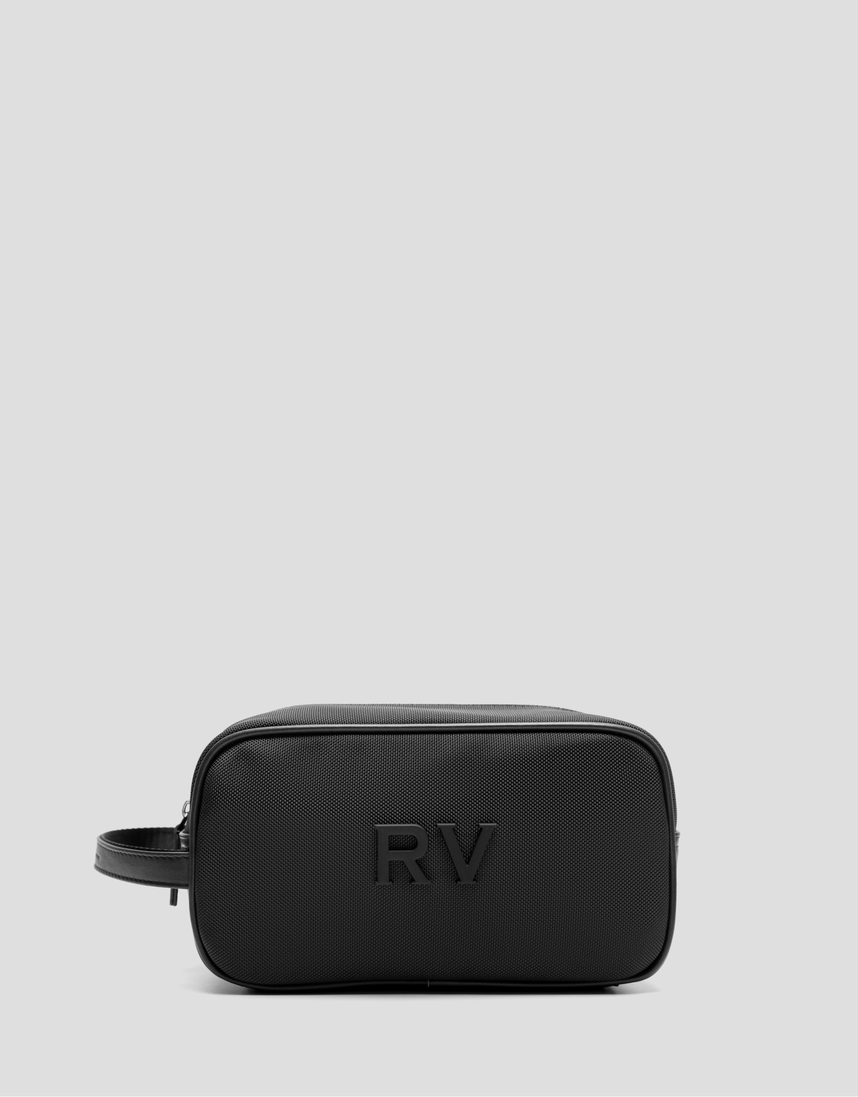 Mim men's black nylon toiletries bag - Man | Roberto Verino