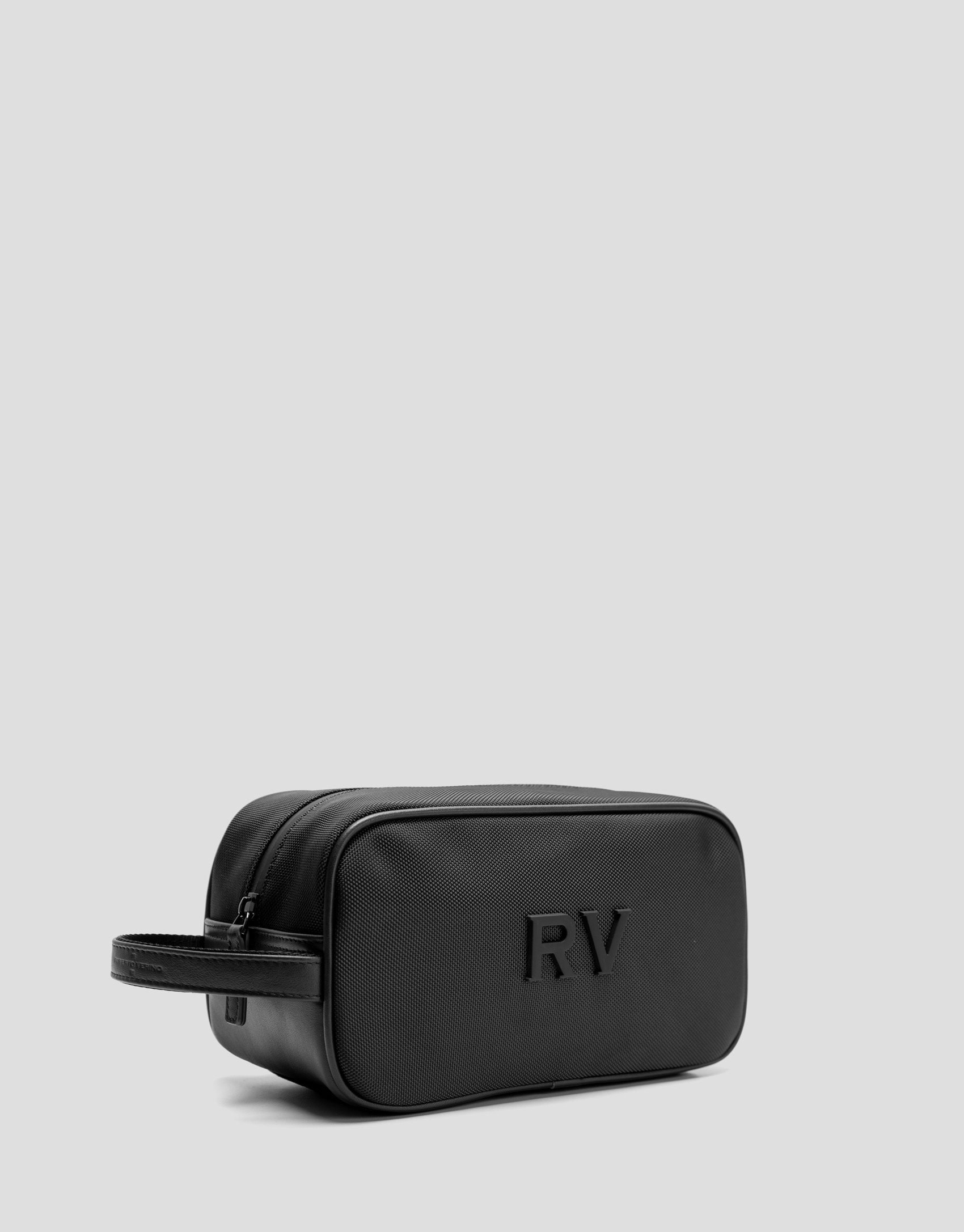 Mim men's black nylon toiletries bag - Man | Roberto Verino