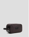 Mim brown nylon men's toiletries bag - Man | Roberto Verino