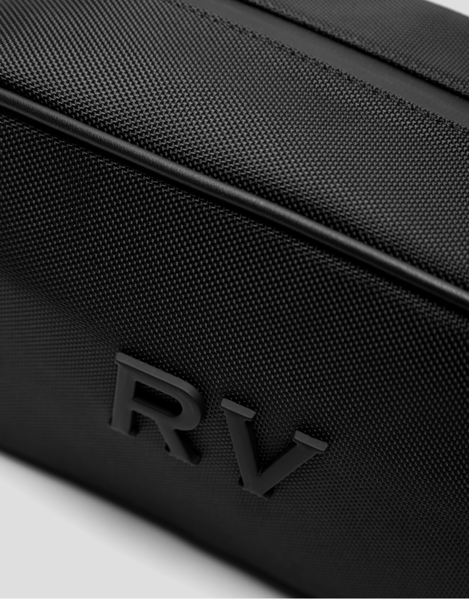 Mim men's black nylon toiletries bag - Man | Roberto Verino