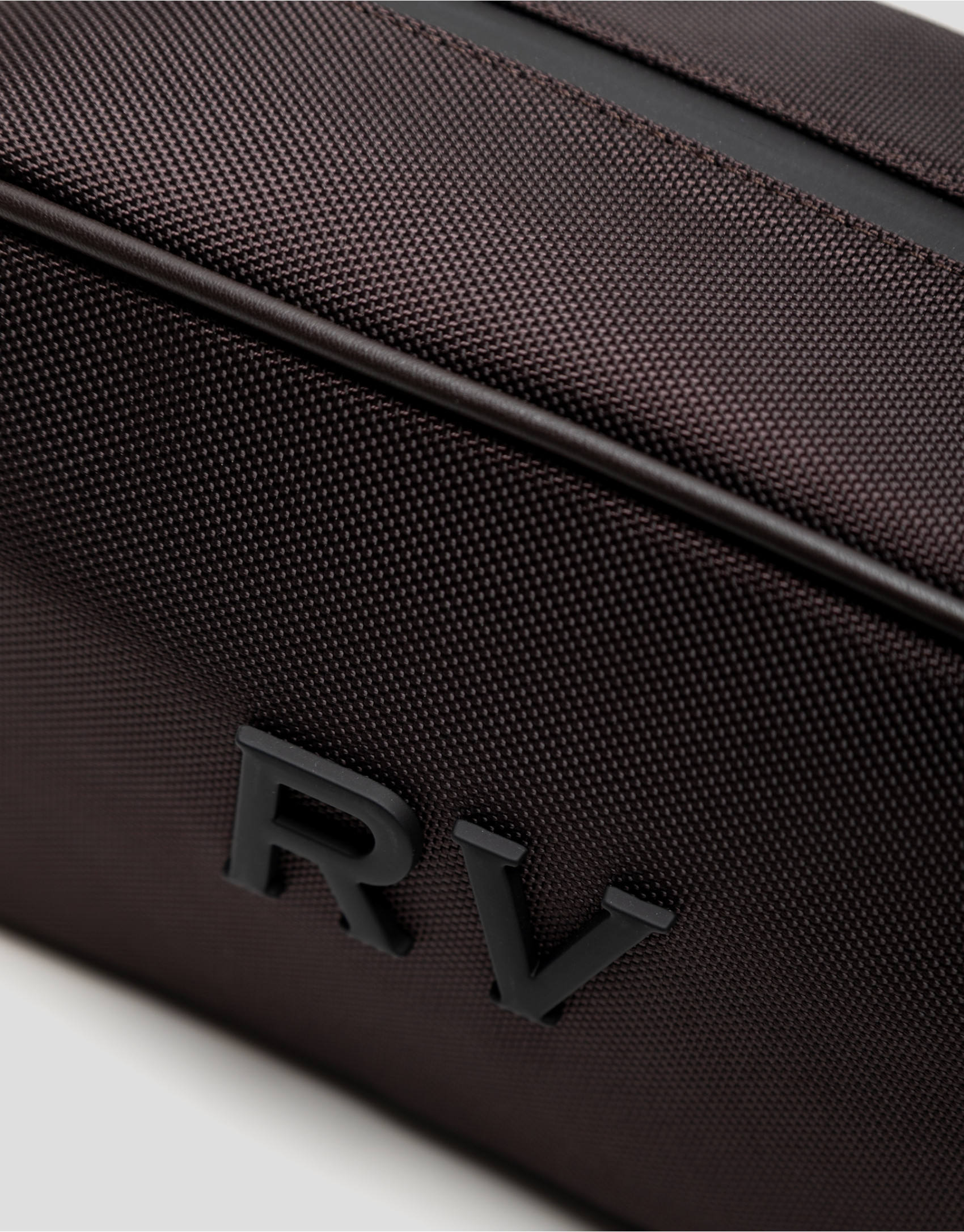 Mim brown nylon men's toiletries bag - Man | Roberto Verino