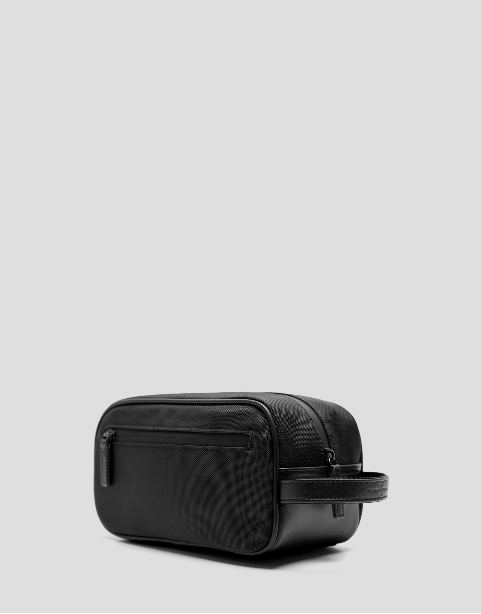 Mim men's black nylon toiletries bag - Man | Roberto Verino