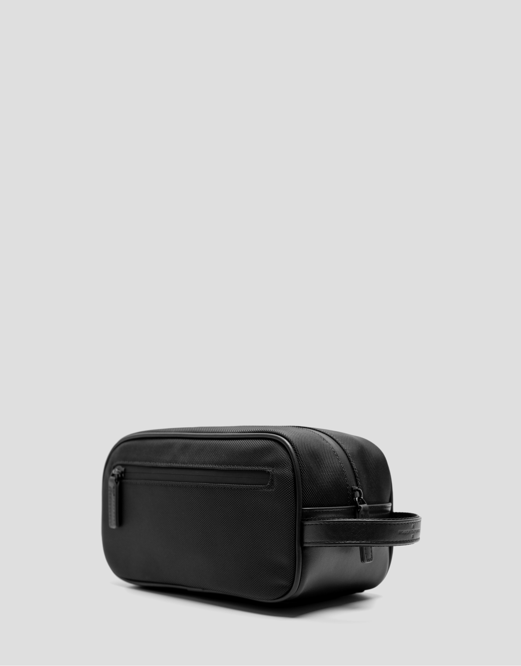 Mim men's black nylon toiletries bag - Man | Roberto Verino