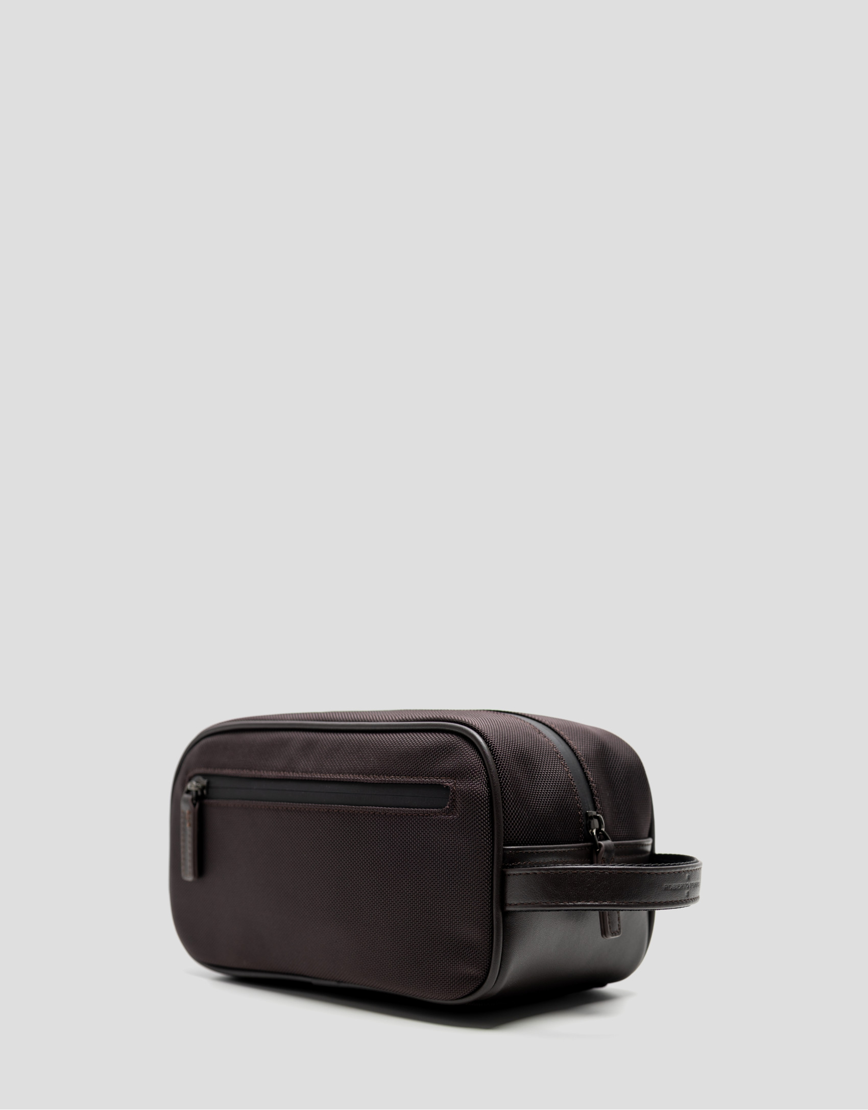 Mim brown nylon men's toiletries bag - Man | Roberto Verino