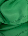 Green silk scarf with Roberto Verino frame