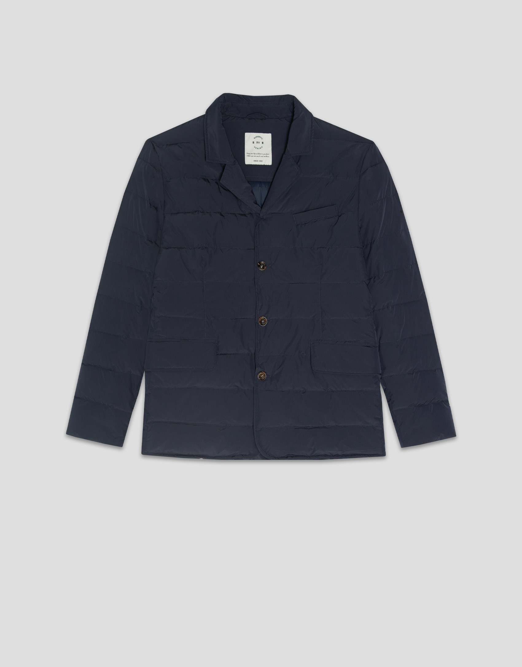 Chaqueta americana acolchada azul marino | Roberto Verino