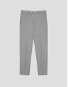 Light gray bird's eye chino pants - Man | Roberto Verino