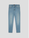Light blue stone-washed denim jeans - Man | Roberto Verino