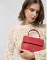 Red leather mini Mía handbag - Sale - SS2025 | Roberto Verino