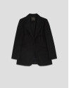 Blazer un botón fantasía relieve negro - Sale | Roberto Verino