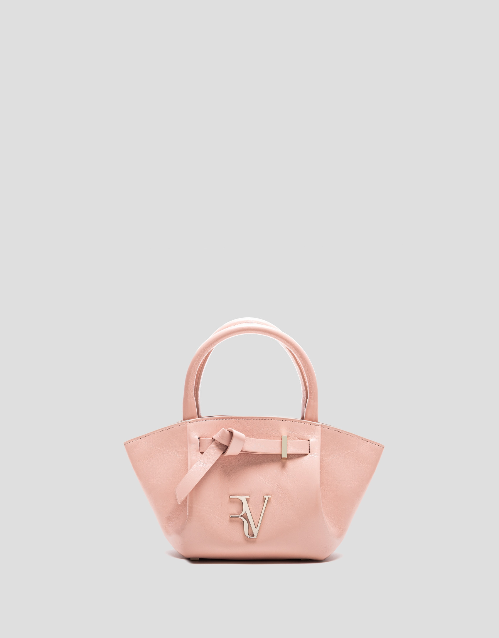 Pink mini Ares leather handbag