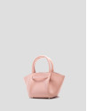 Pink mini Ares leather handbag