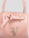 Bolso de mano Ares Mini piel rosa