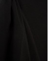 Black cotton top with cape sleeves - Woman | Roberto Verino