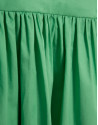 Green cotton sleeveless midi dress - Woman | Roberto Verino