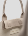 Nude knit Kendall satchel bag - Woman - SS2025 | Roberto Verino