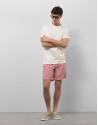 Red geometric print swimsuit - Man - SS2025 | Roberto Verino