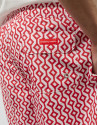 Bañador estampado geométrico rojo - Hombre | Roberto Verino