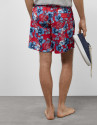 Bañador estampado flores rojo y tonos azules | Roberto Verino