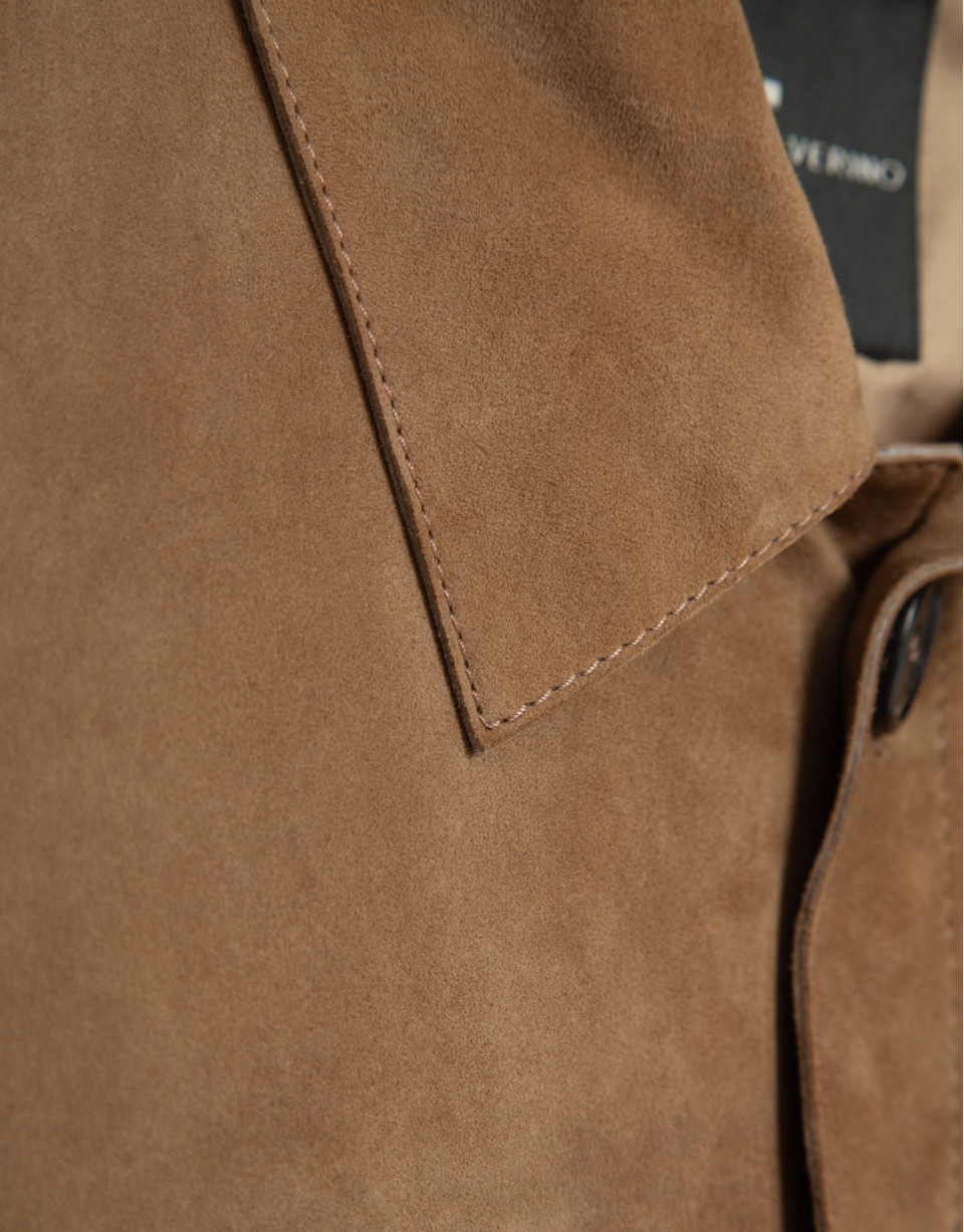 Camel suede safari jacket - Verano -  | Roberto Verino