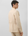 Sahariana cuatro bolsillos lino beige - Hombre | Roberto Verino