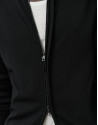 Chaqueta cremallera punto lana negra - Hombre | Roberto Verino