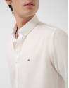 Regular fit optical white Oxford shirt - Man | Roberto Verino