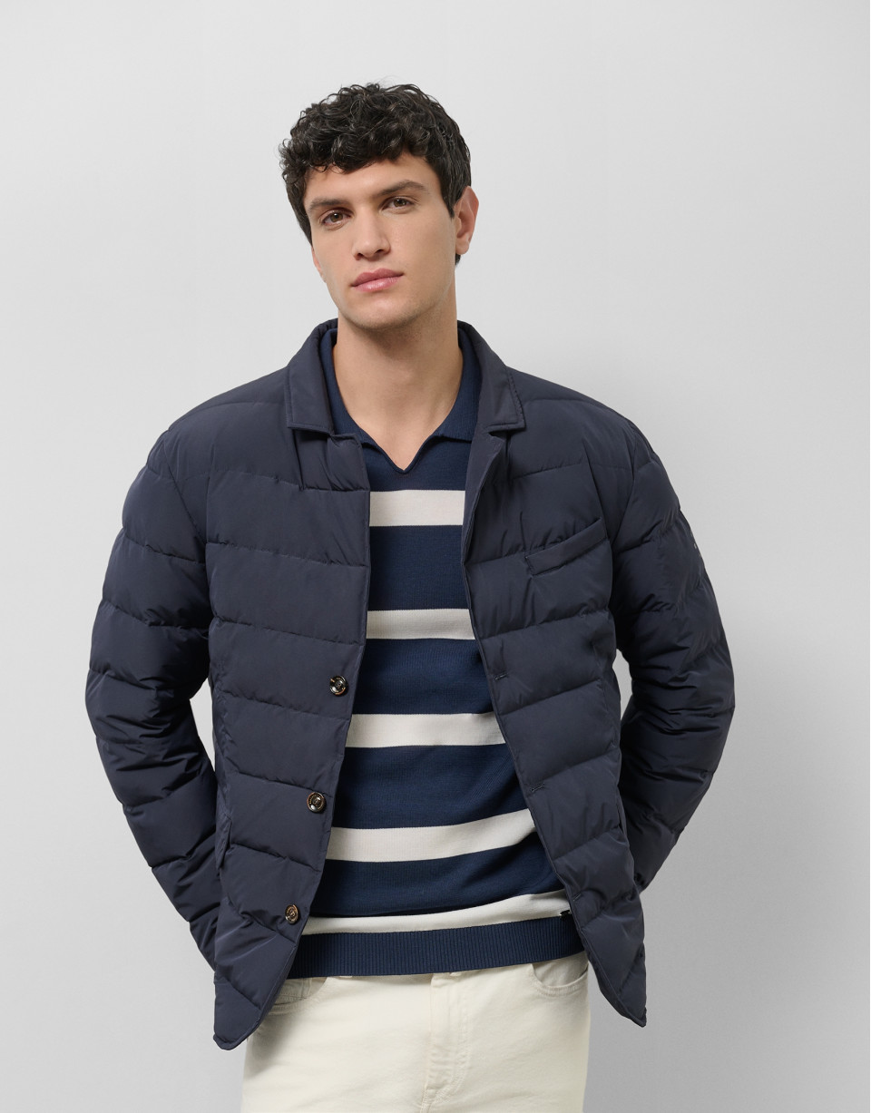 Chaqueta americana acolchada azul marino | Roberto Verino