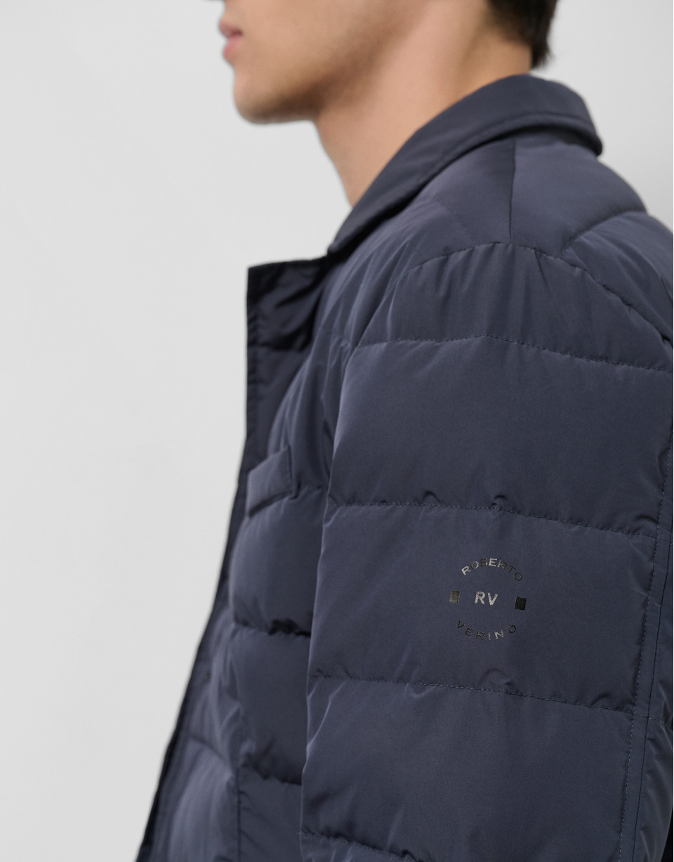 Chaqueta americana acolchada azul marino | Roberto Verino