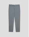 Navy bird's eye chino pants - Man - SS2025 | Roberto Verino