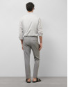 Light gray bird's eye chino pants - Man | Roberto Verino