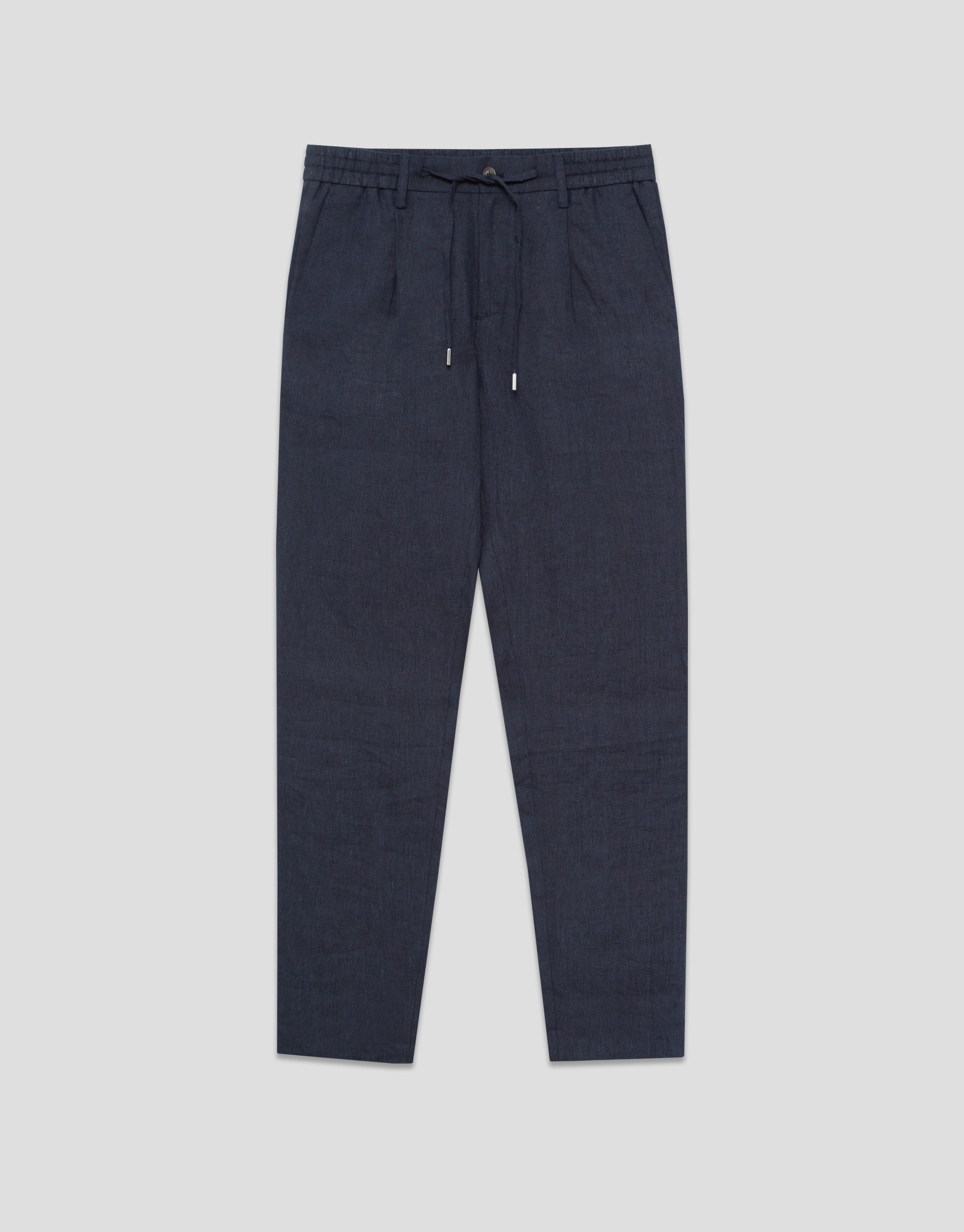 Pantalón pinzas lino azul - Hombre - PV2025 | Roberto Verino