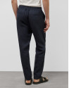 Pantalón pinzas lino azul - Hombre - PV2025 | Roberto Verino