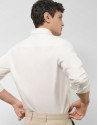 Regular white structured sport shirt - Man | Roberto Verino