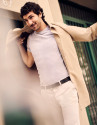 Gabardina algodón técnico beige - Hombre | Roberto Verino