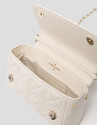 Linda Micro raw quilted leather bag - Woman | Roberto Verino