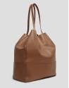 Megan leather shopper bag - Woman - SS2025 | Roberto Verino
