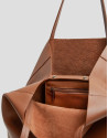 Bolso shopper Megan piel cuero - Mujer - PV2025 | Roberto Verino