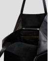 Bolso shopper Megan piel negro - Mujer - PV2025 | Roberto Verino