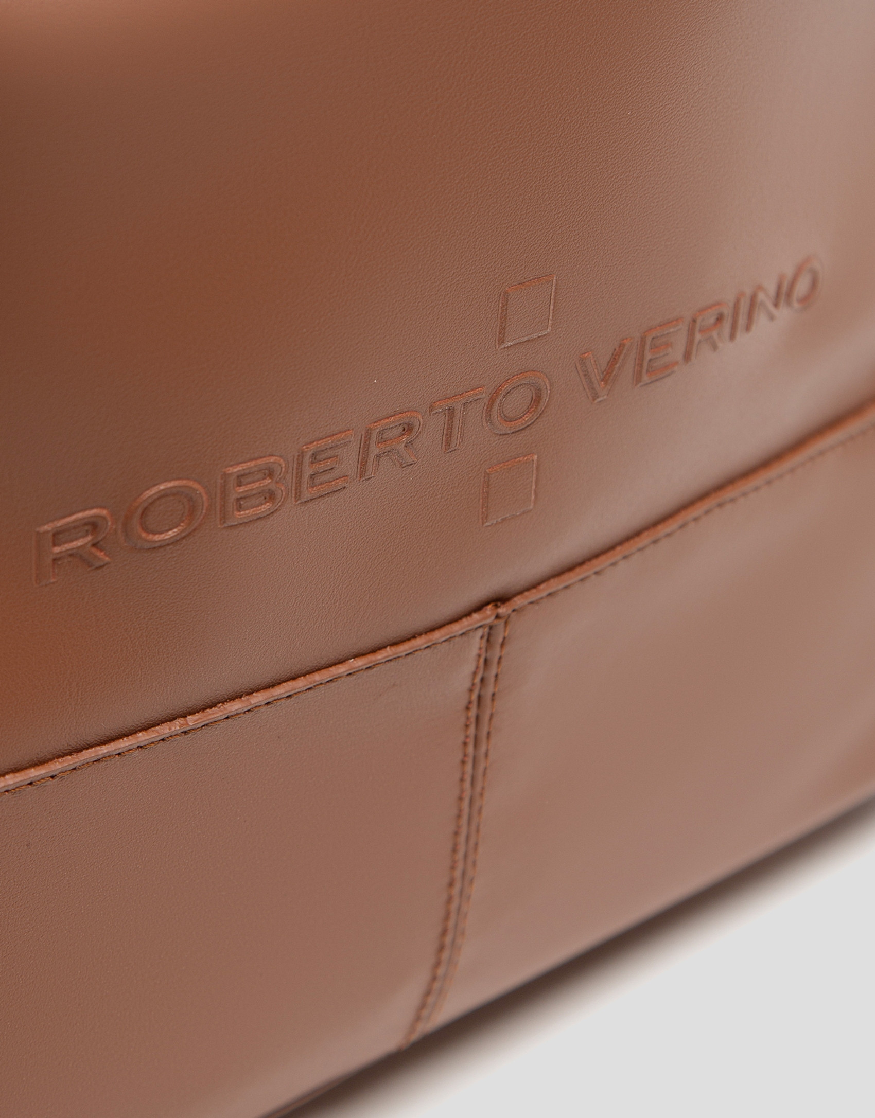 Megan Midi leather shopper bag - Woman - SS2025 | Roberto Verino