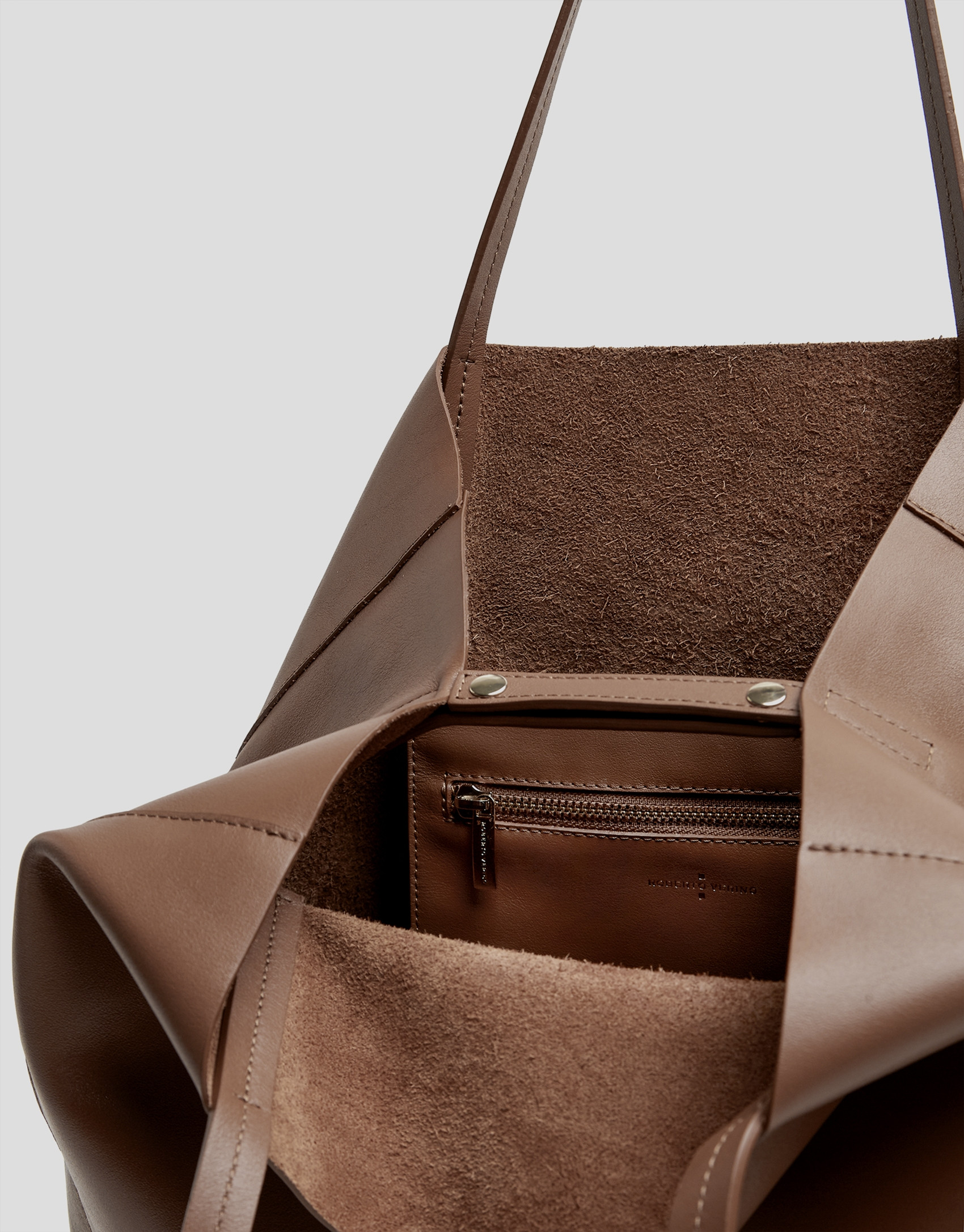 Bolso shopper Megan Midi piel cuero - Mujer | Roberto Verino