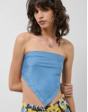 Pañuelo seda azul marco Roberto Verino - Mujer | Roberto Verino