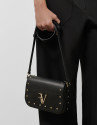 Bolso bandolera Mafalda Mini piel negra - Sale | Roberto Verino