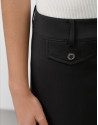 Black skinny pants - Woman - SS2025 | Roberto Verino