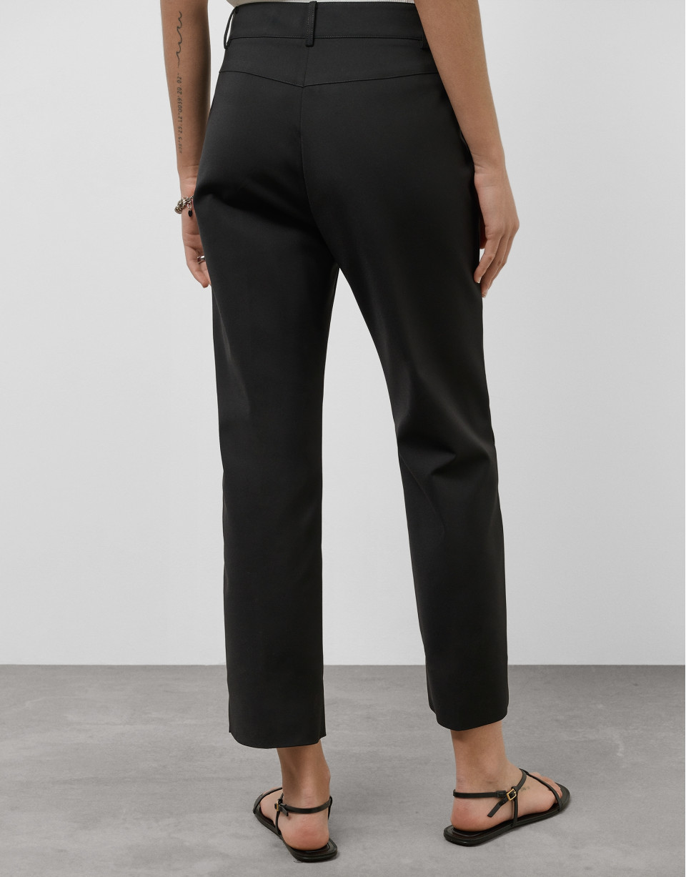 Pantalón pitillo negro - Mujer - PV2025 | Roberto Verino