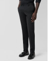 Traje half canvas slim fit liso negro - Hombre | Roberto Verino