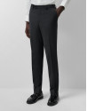 Traje half canvas slim fit liso gris oscuro | Roberto Verino